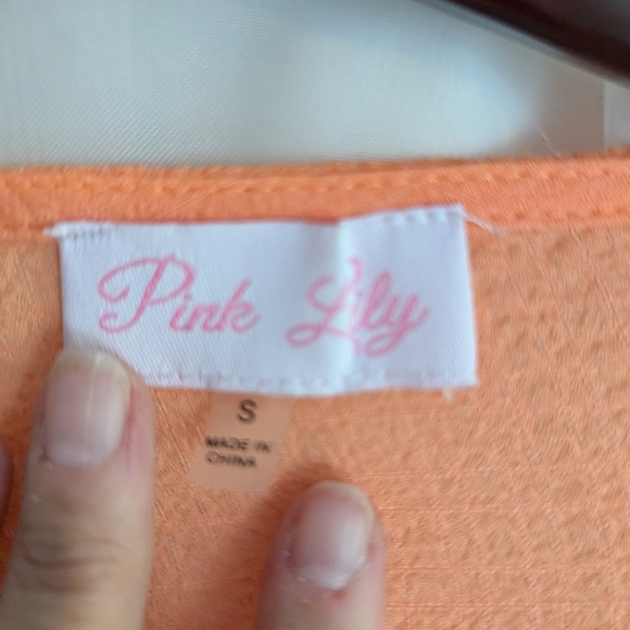 Pink Lily Ruffle Top - Picture 3 of 3